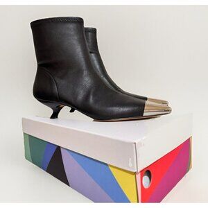 NWT Katy Perry Collections Black Micro Heel Stretch Bootie size 8.5
